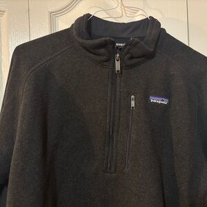 Patagonia Men's Gray Zip-Up Sweater